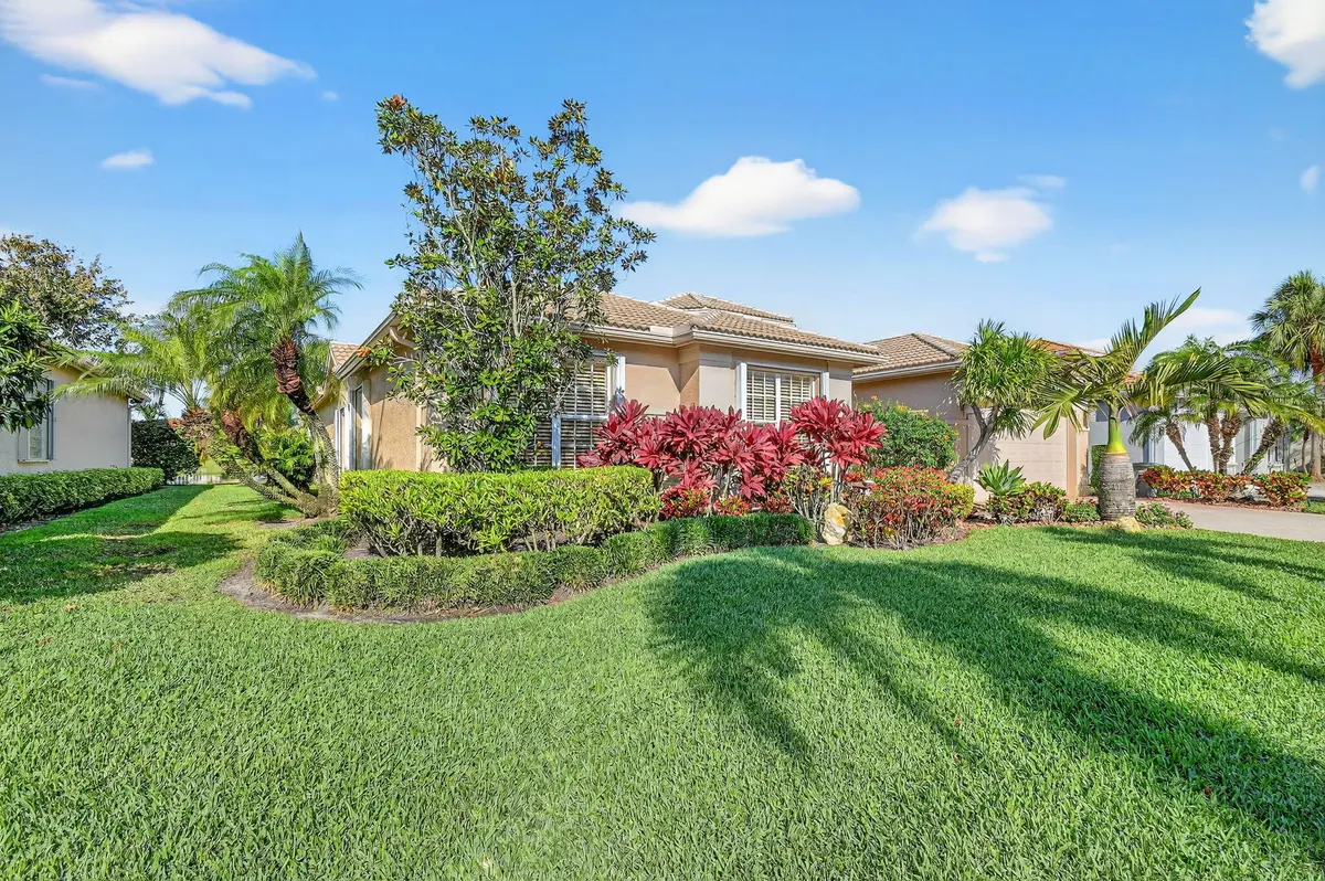 Lush Landscaping Front & Back at 9689 Baywood Park Lane, Delray Beach