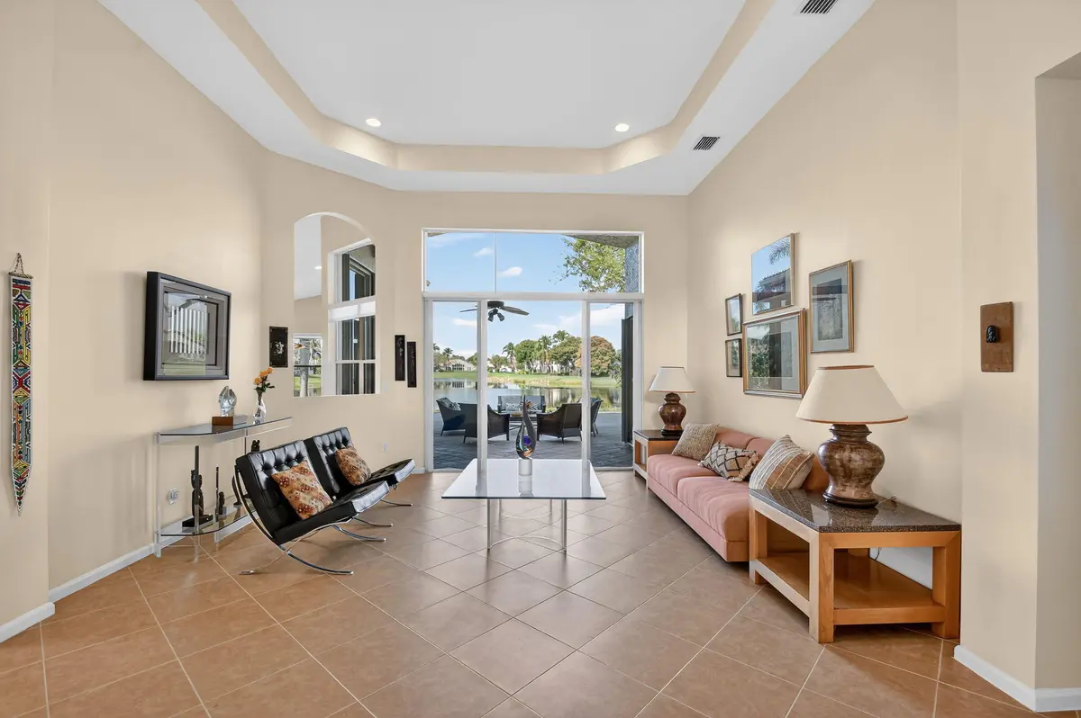 Spacious light & bright living room at 9689 Baywood Park Lane, Delray Beach