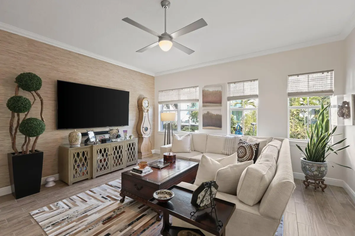 Living Room at 200 NE 2nd Avenue 211, Delray Beach