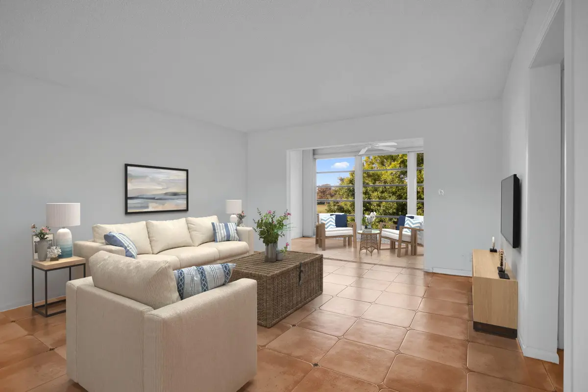 LIVING ROOM at 3301 Aruba Way K4, Coconut Creek