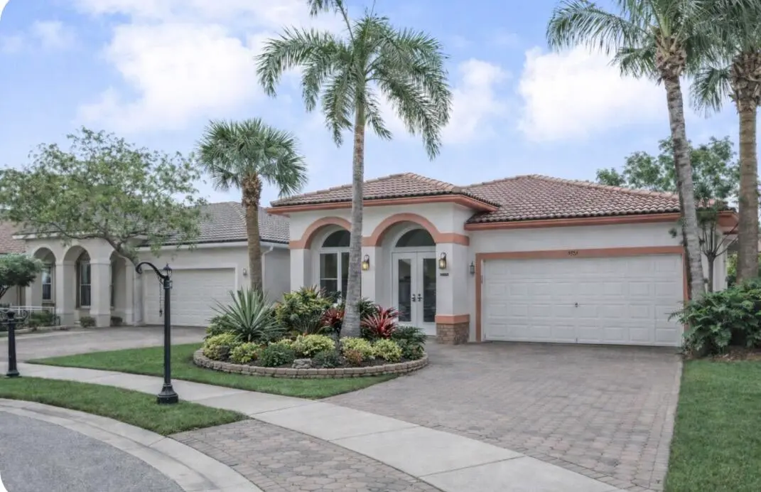 front of house at 8438 Siciliano Street, Boynton Beach