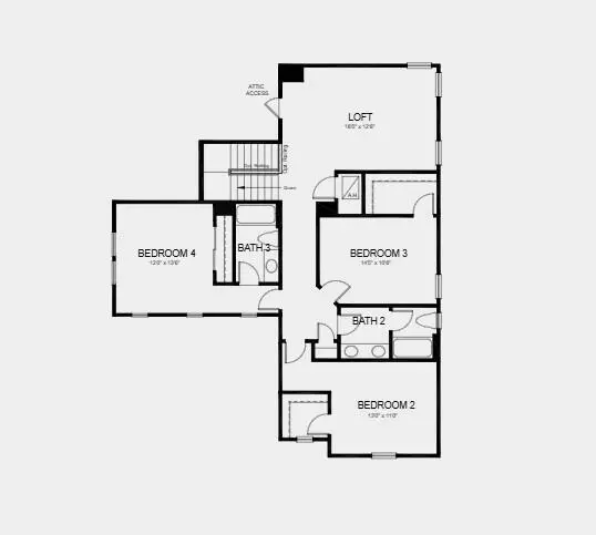 Floor Plan at 593 SE Ranch Oak Circle, Port St. Lucie
