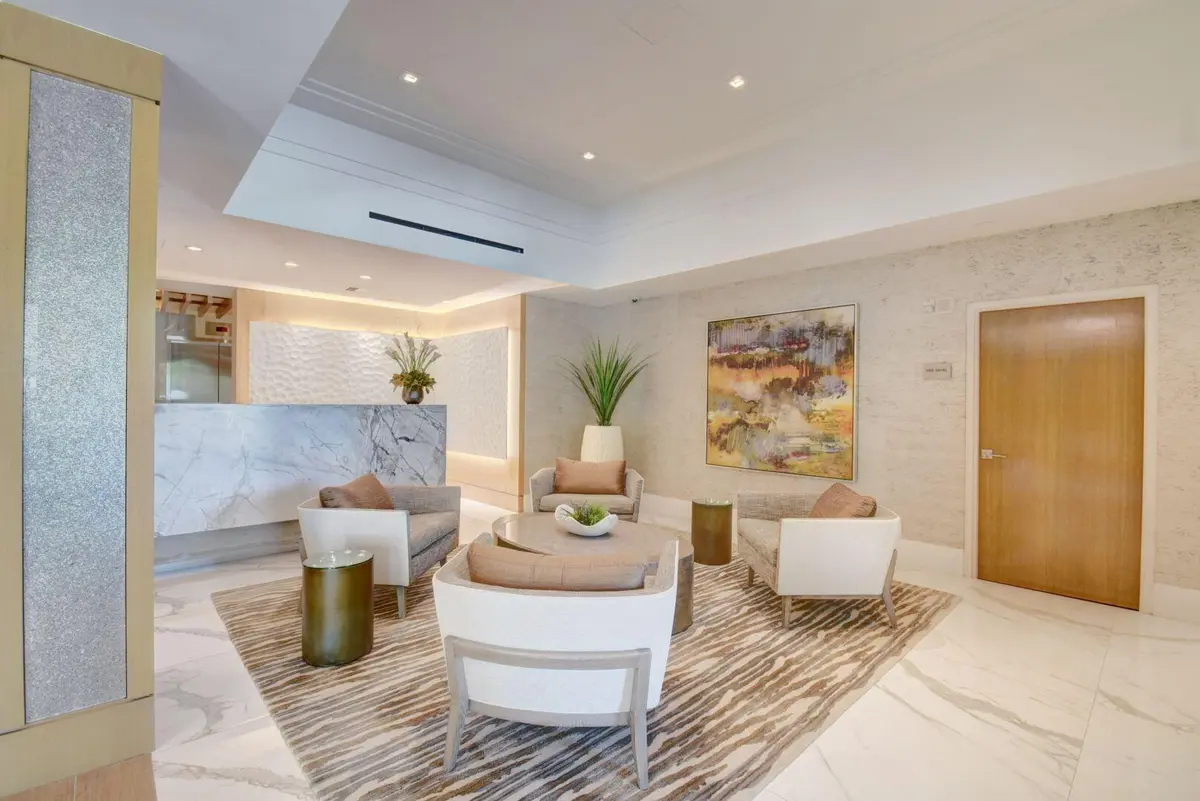 Lobby at 4748 S Ocean Boulevard 203, Highland Beach