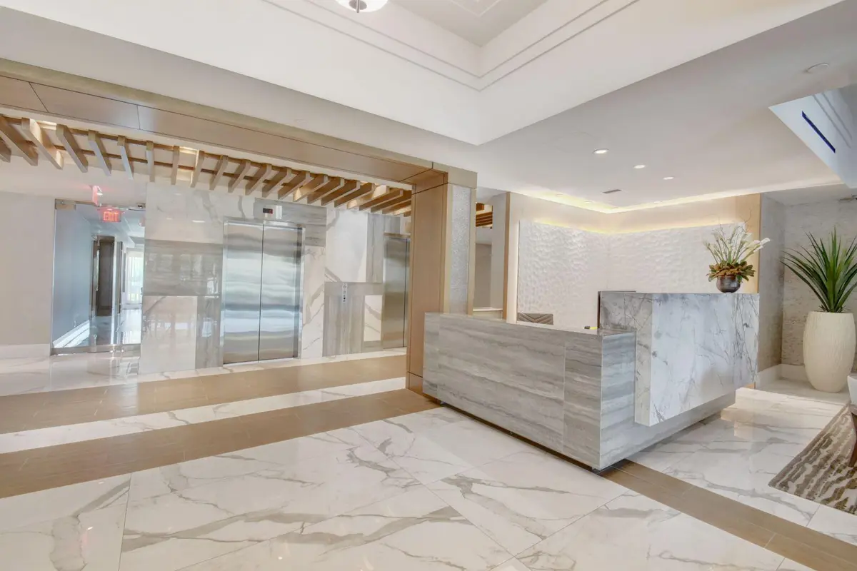 Lobby at 4748 S Ocean Boulevard 203, Highland Beach
