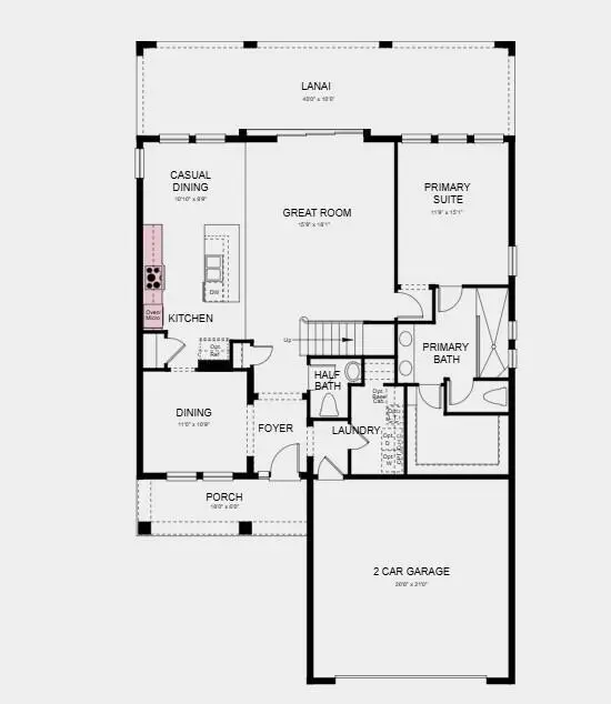 Floor Plan at 3602 SE Cedarstone Place, Port St. Lucie