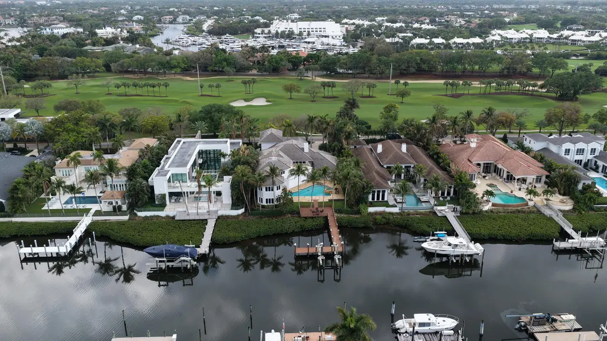 Aerial 158 Spyglass at 158 Spyglass Lane, Jupiter