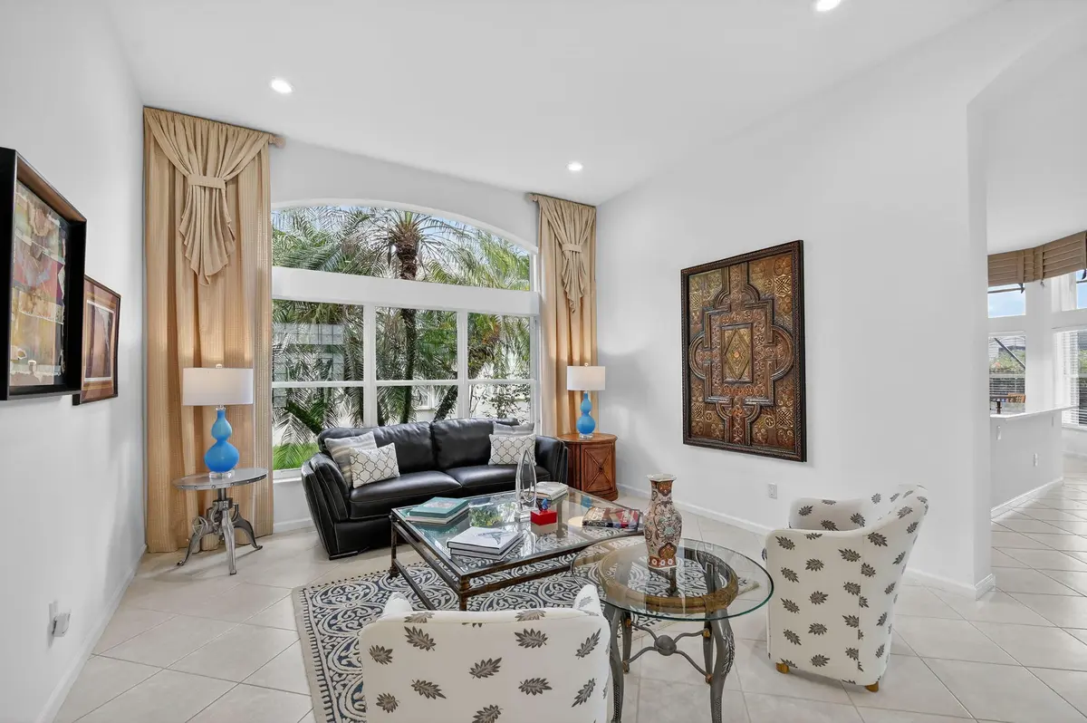 LIVING ROOM at 7381 Morocca Lake Drive, Delray Beach