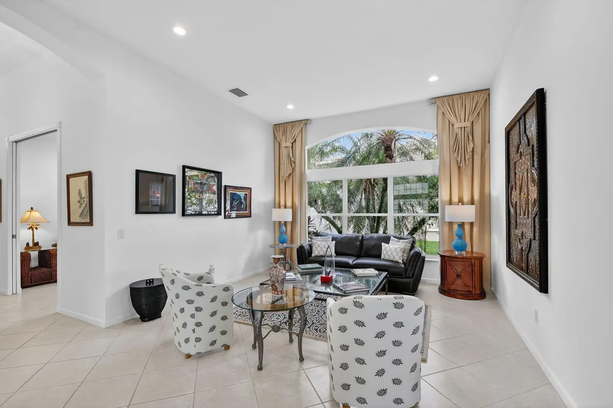 LIVING ROOM at 7381 Morocca Lake Drive, Delray Beach