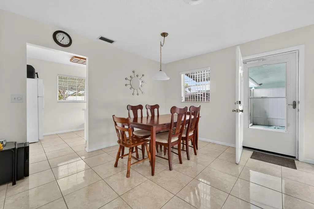 Dining Area at 622 Hummingbird Lane, Delray Beach