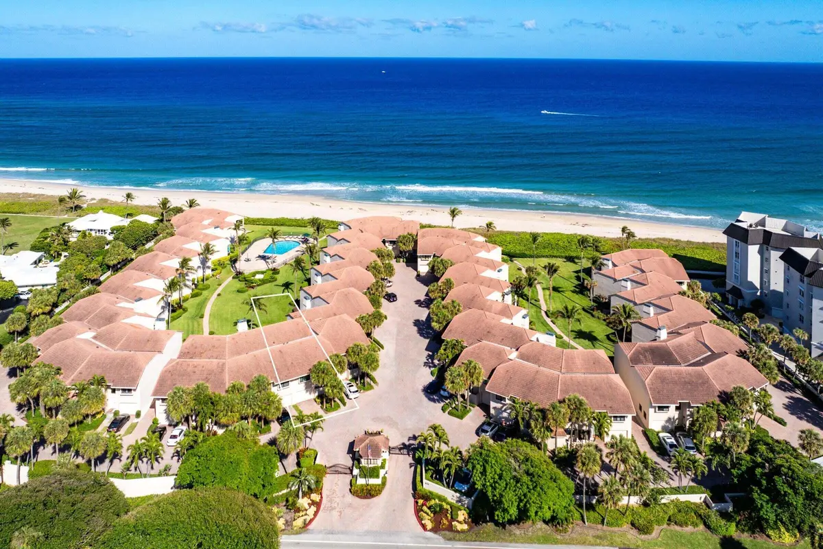 Aerial Front at 6711 N Ocean Boulevard 13, Ocean Ridge