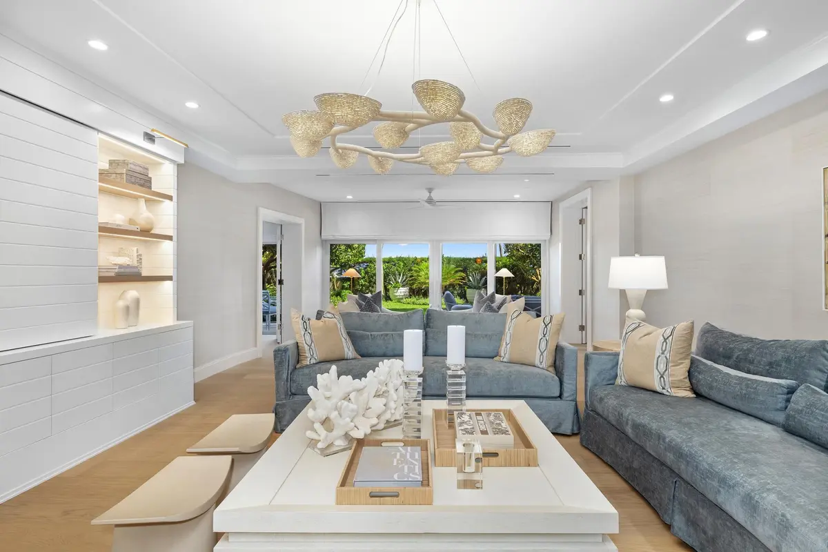 Living Area at 300 S Ocean Boulevard 1b, Palm Beach