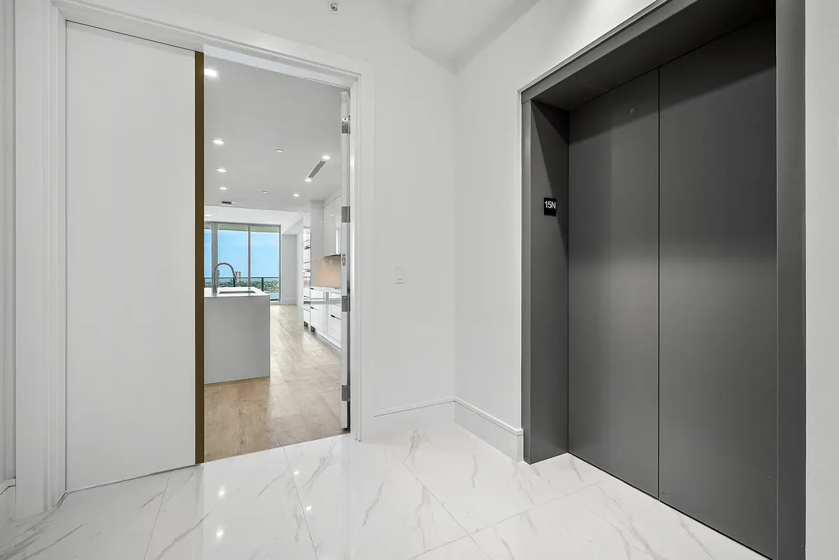 Private elevator lobby and entrance at 220 Lake Shore Drive 1508, Lake Park