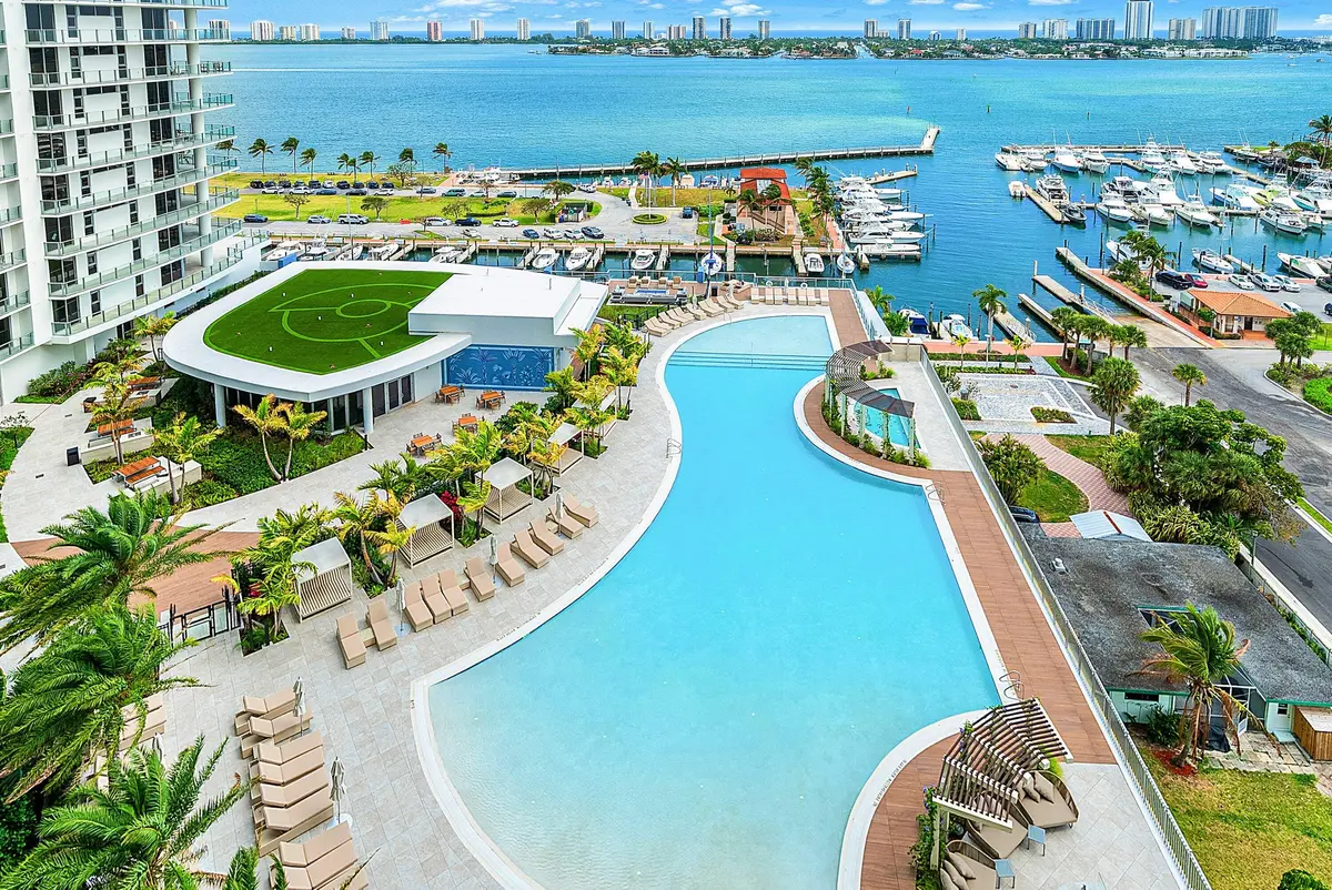 Pool deck at 220 Lake Shore Drive 1508, Lake Park