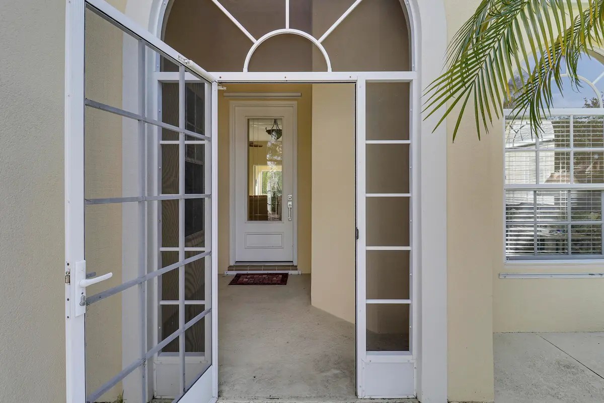 Screened Entry at 8337 SE Angelina Court, Hobe Sound