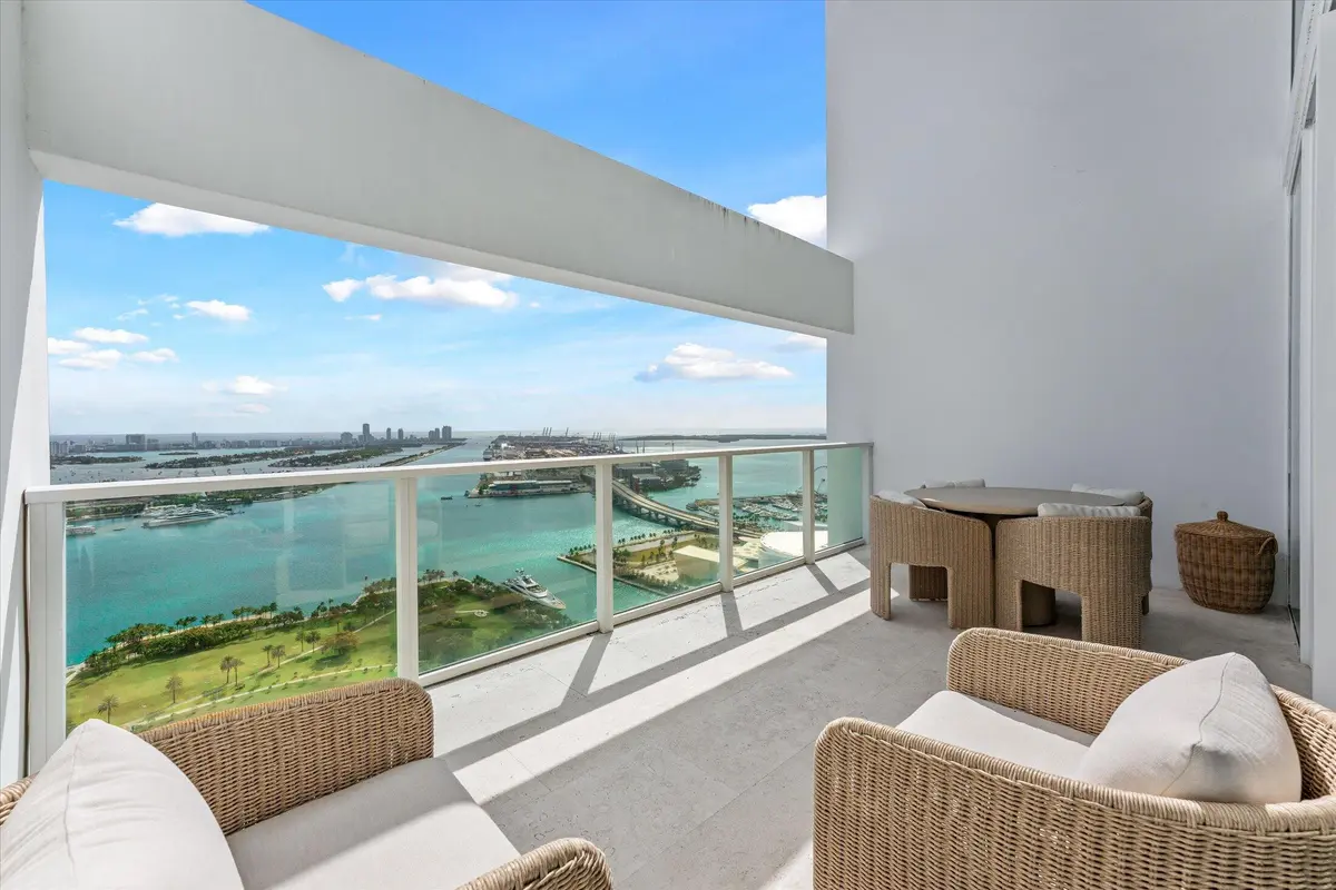 Balcony View at 1040 Biscayne Boulevard 4002, Miami