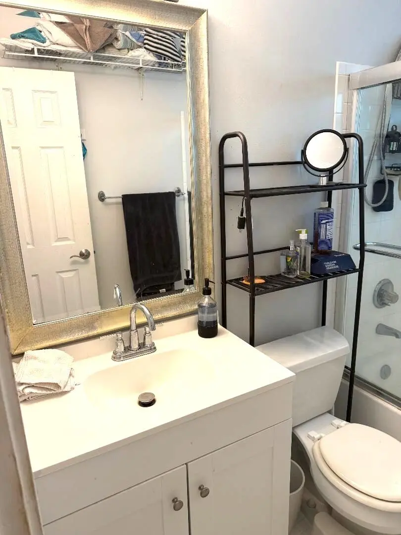 guest bathroom at 2720 S Oakland Forest Drive 1210, Oakland Park