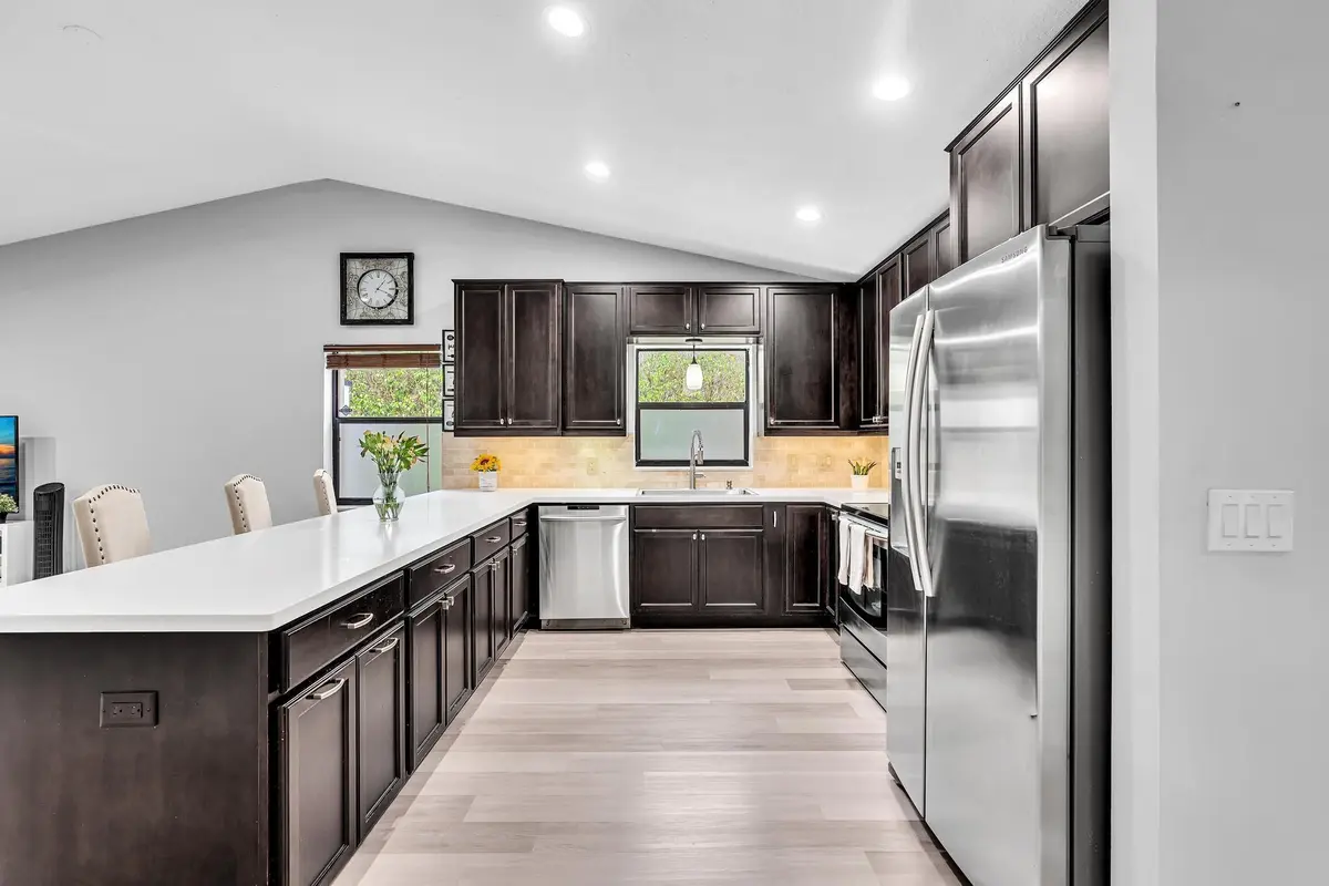 Updated kitchen at 23120 Barwood Park Lane B, Boca Raton