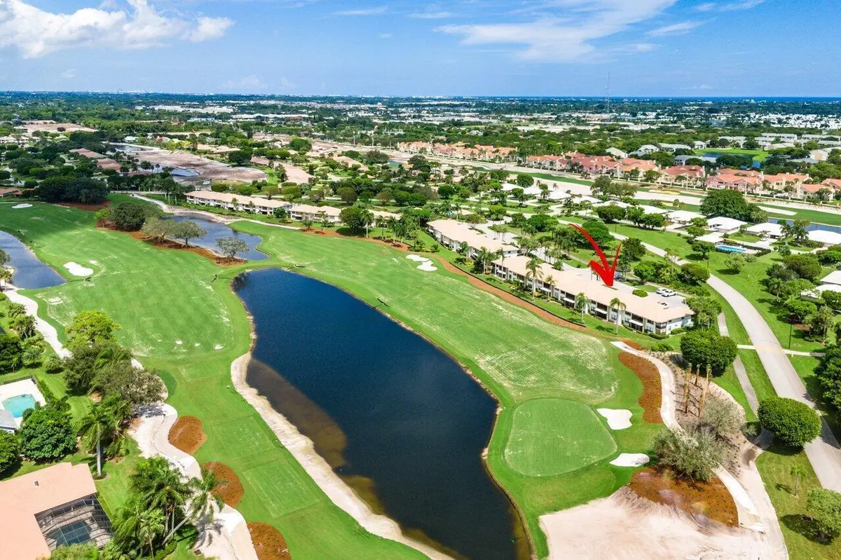 Aerial view at 10887 Quail Covey Road Azalea, Boynton Beach