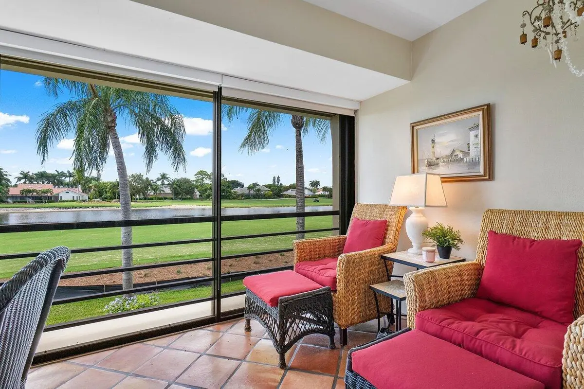 Casual living area and view at 10887 Quail Covey Road Azalea, Boynton Beach