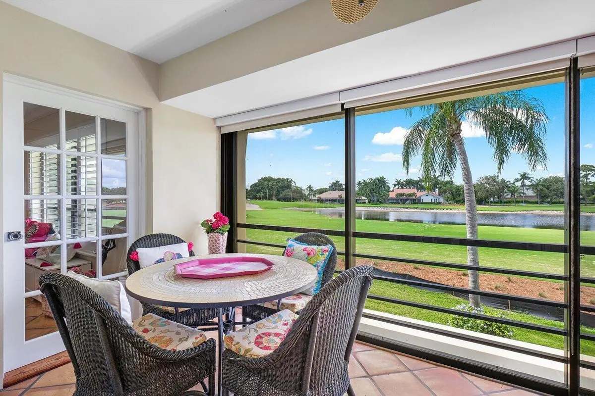 Casual living area and view at 10887 Quail Covey Road Azalea, Boynton Beach