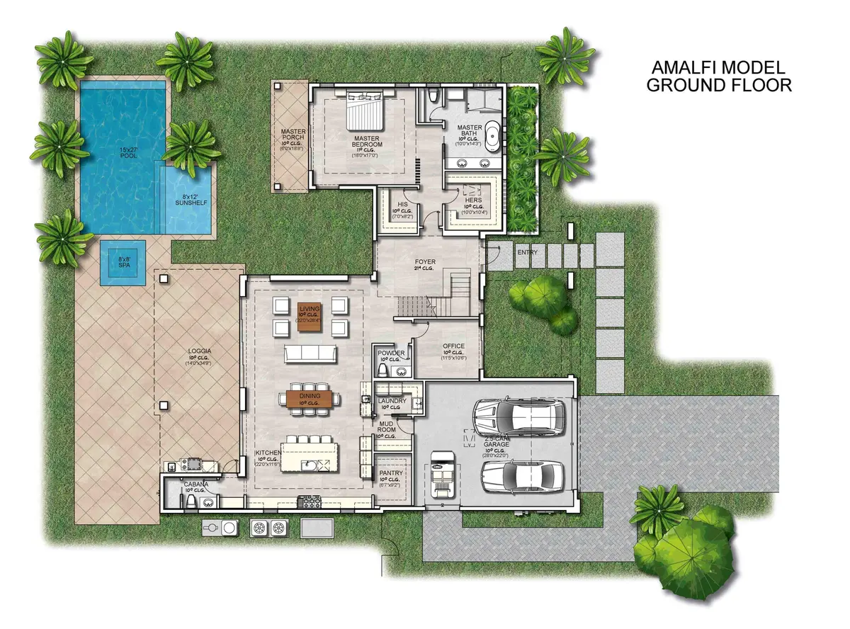 amalfi ground floor at 1210  Aryana Way, Delray Beach