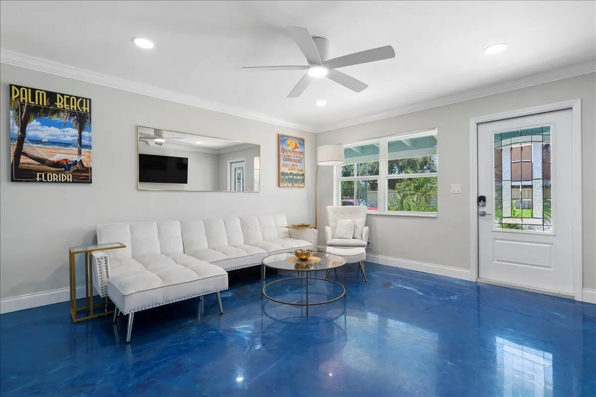 Living Room Unit A at 2741 Parker Avenue A & B, West Palm Beach