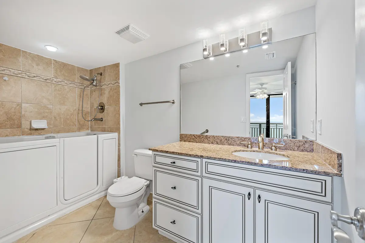 Primary Bath at 3000 N Ocean Drive 17d, Riviera Beach
