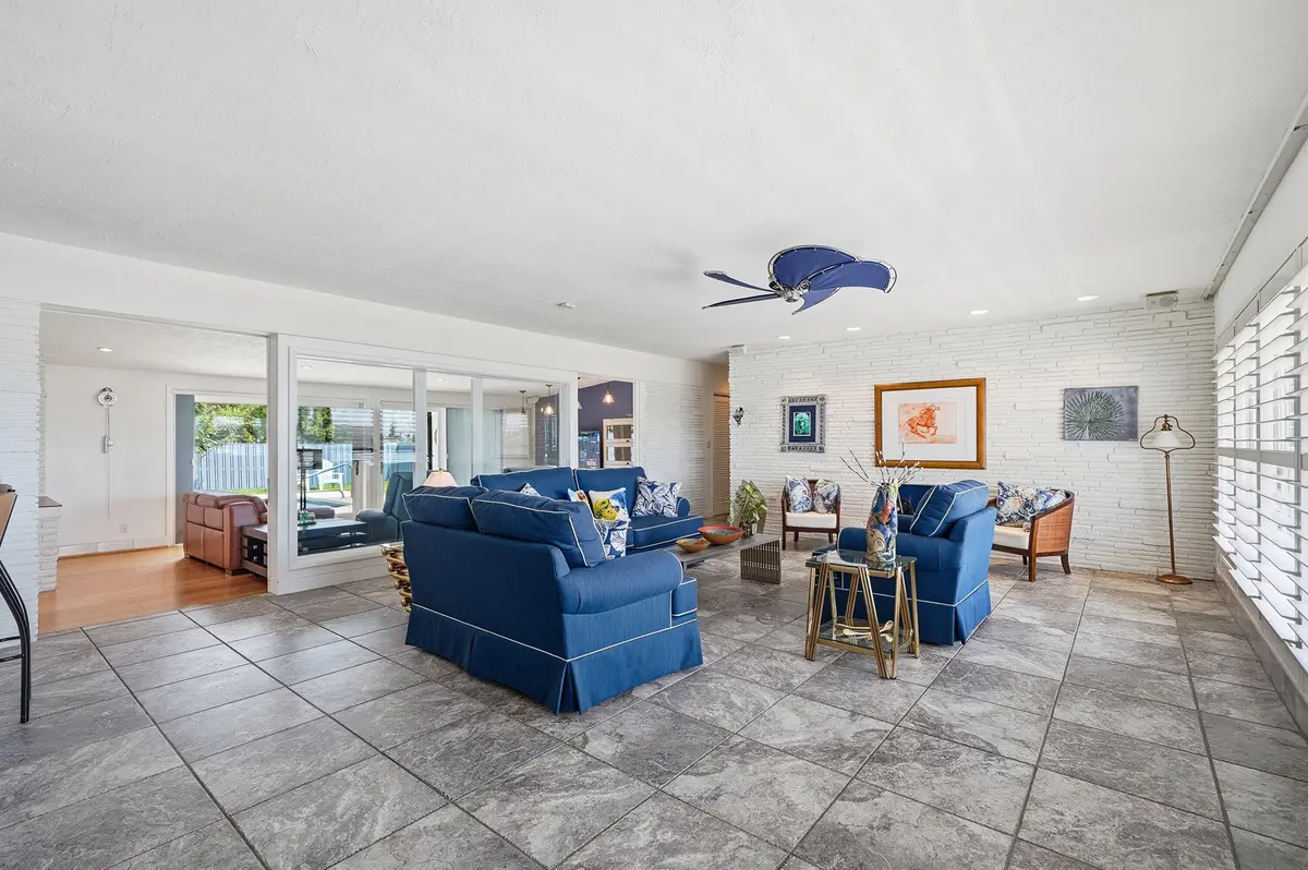 Living room at 707 N Northlake Drive, Hollywood