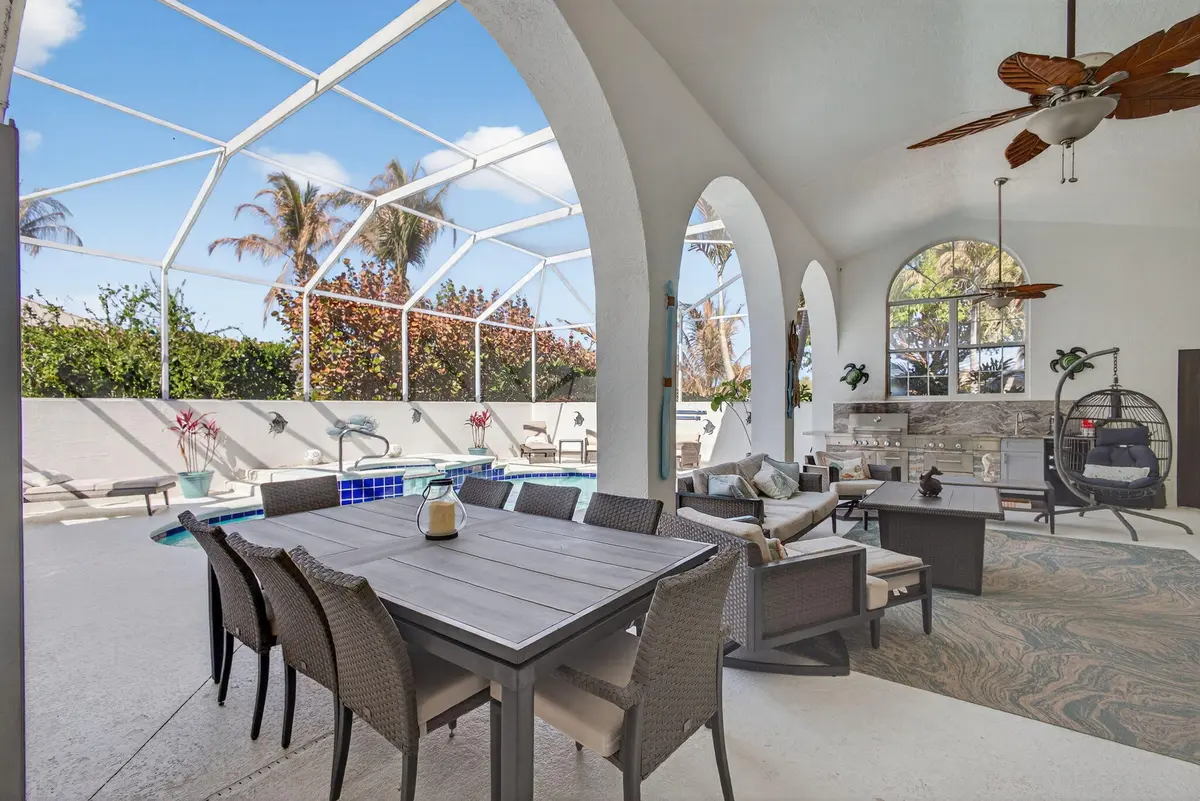 Covered Patio at 8075 SE Governors Way, Hobe Sound