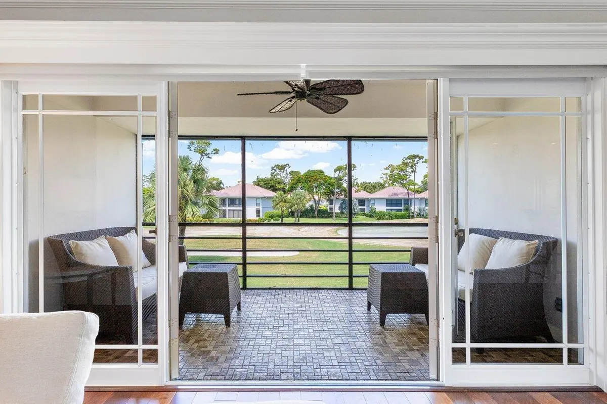 Screened Terrace at 3980 N Quail Ridge Drive Egret, Boynton Beach