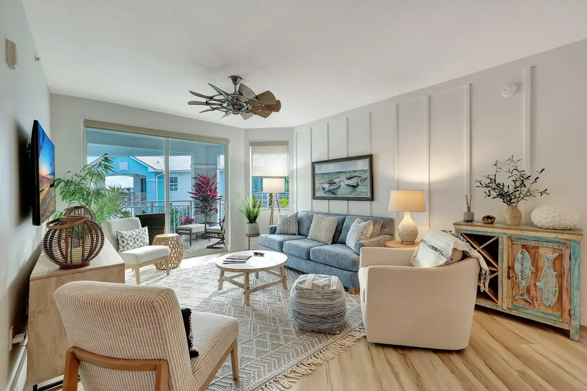 Living Room at 875 NW Flagler Avenue 404, Stuart