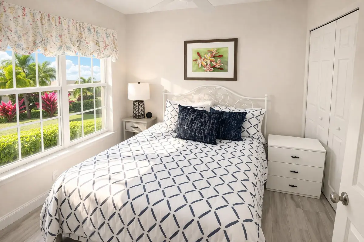 Second bedroom at 7463 W Mercada Way, Delray Beach