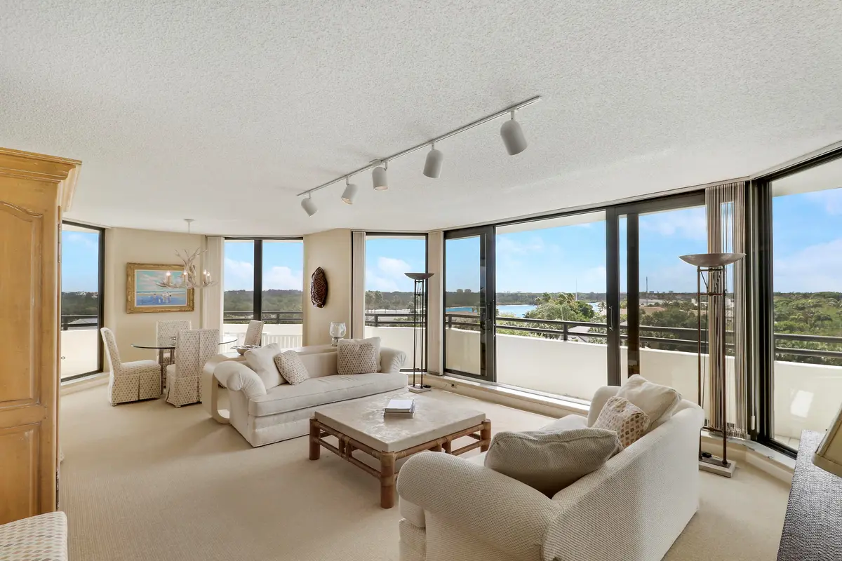 Great Room View at 3322 Casseekey Island Road 604, Jupiter