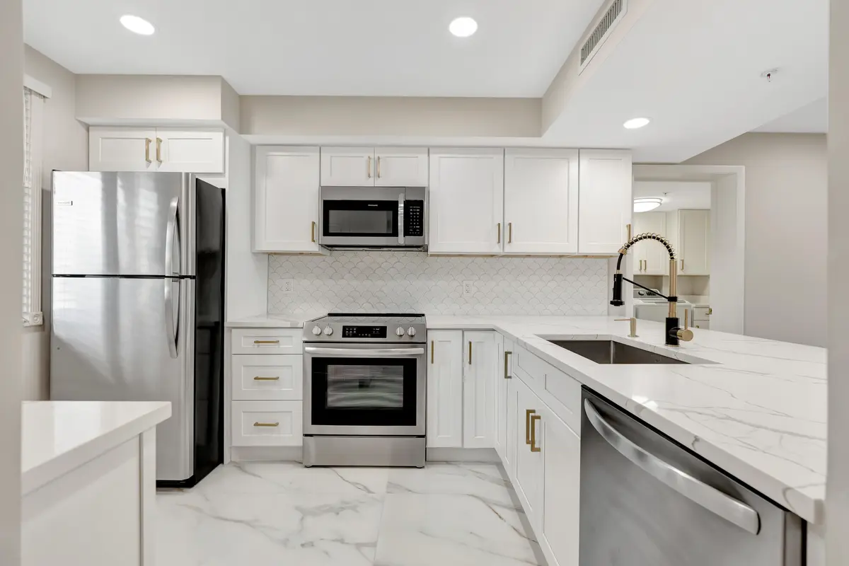 Kitchen at 2501 Marina Isle Way 104, Jupiter