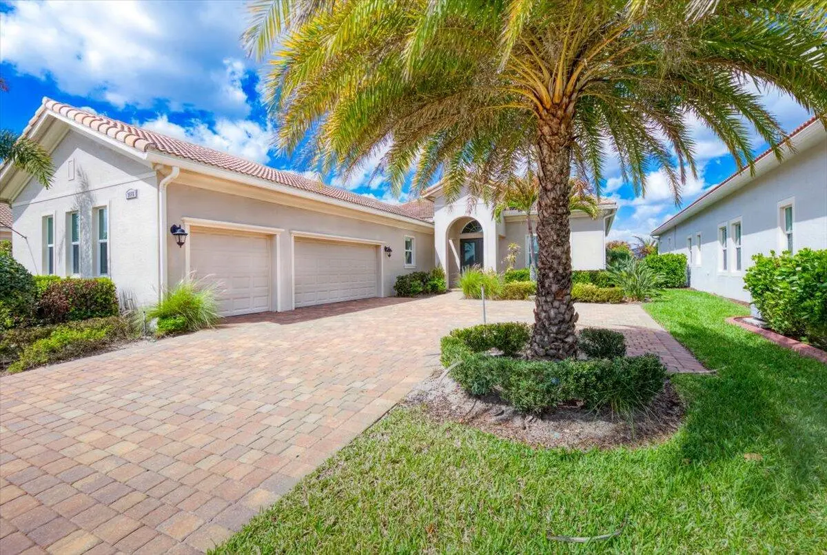 Front exterior-3 car garage at 9116 SW Pepoli Way, Port St. Lucie