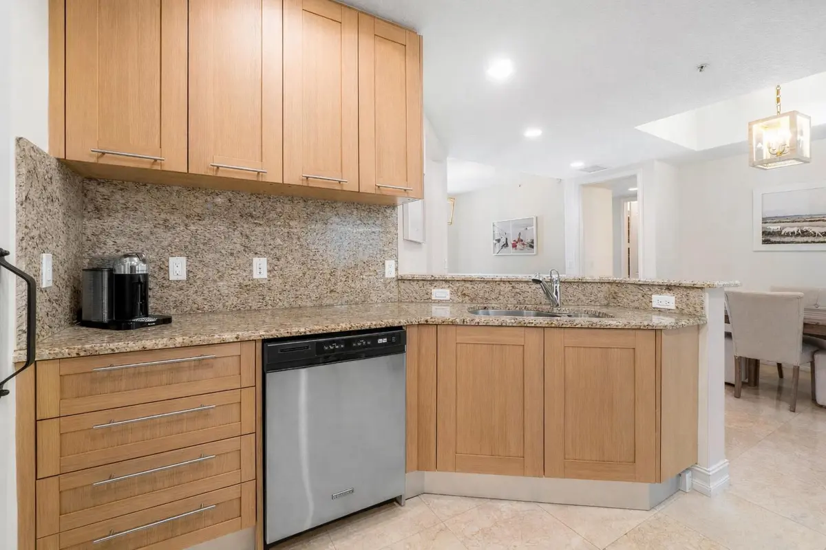 Spacious Kitchen w/ Ample Storage at 701 S Olive Avenue 1705, West Palm Beach