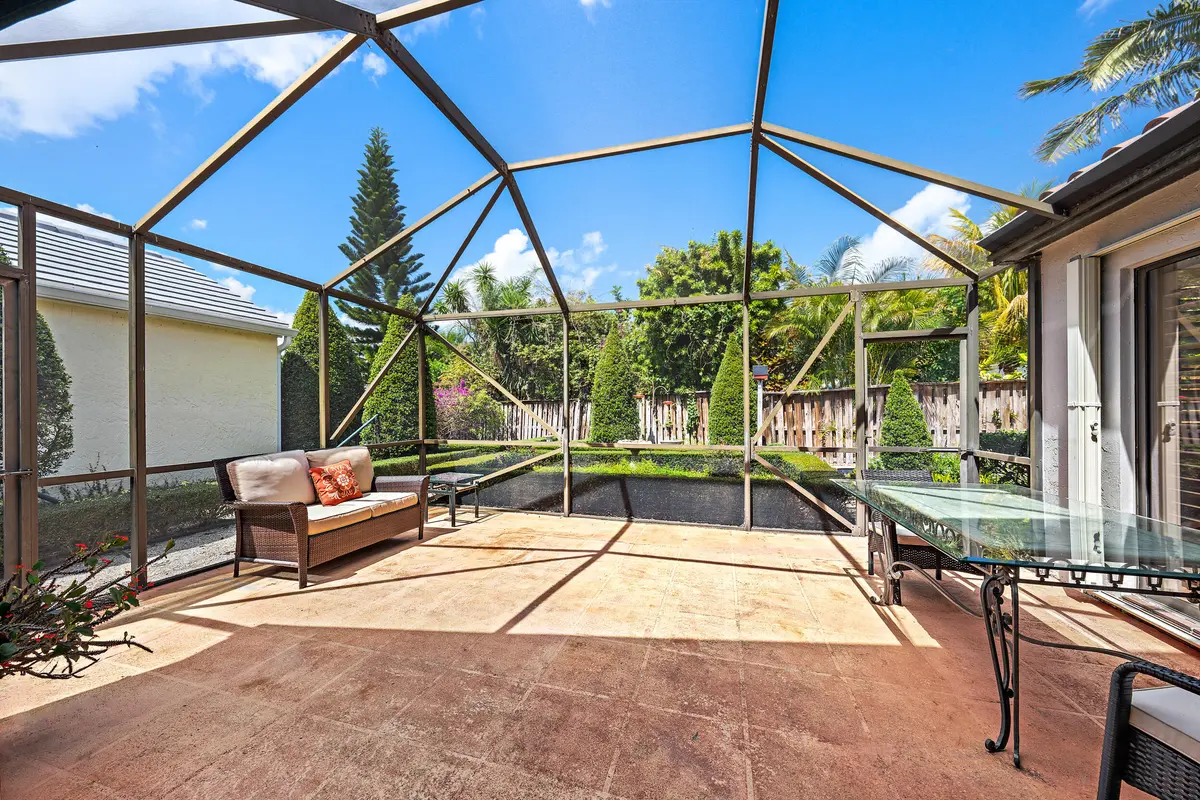 Patio at 13305 St Tropez Circle, Palm Beach Gardens