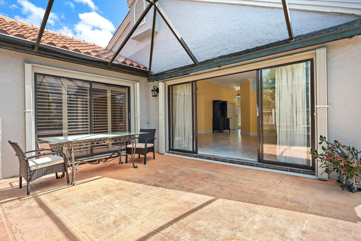 Patio at 13305 St Tropez Circle, Palm Beach Gardens