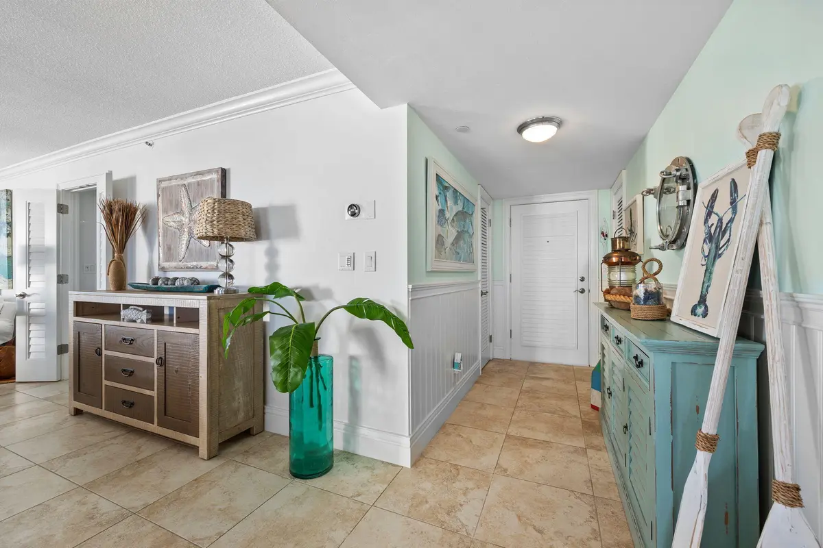 Entrance to condo at 375 S Beach Road 802, Tequesta