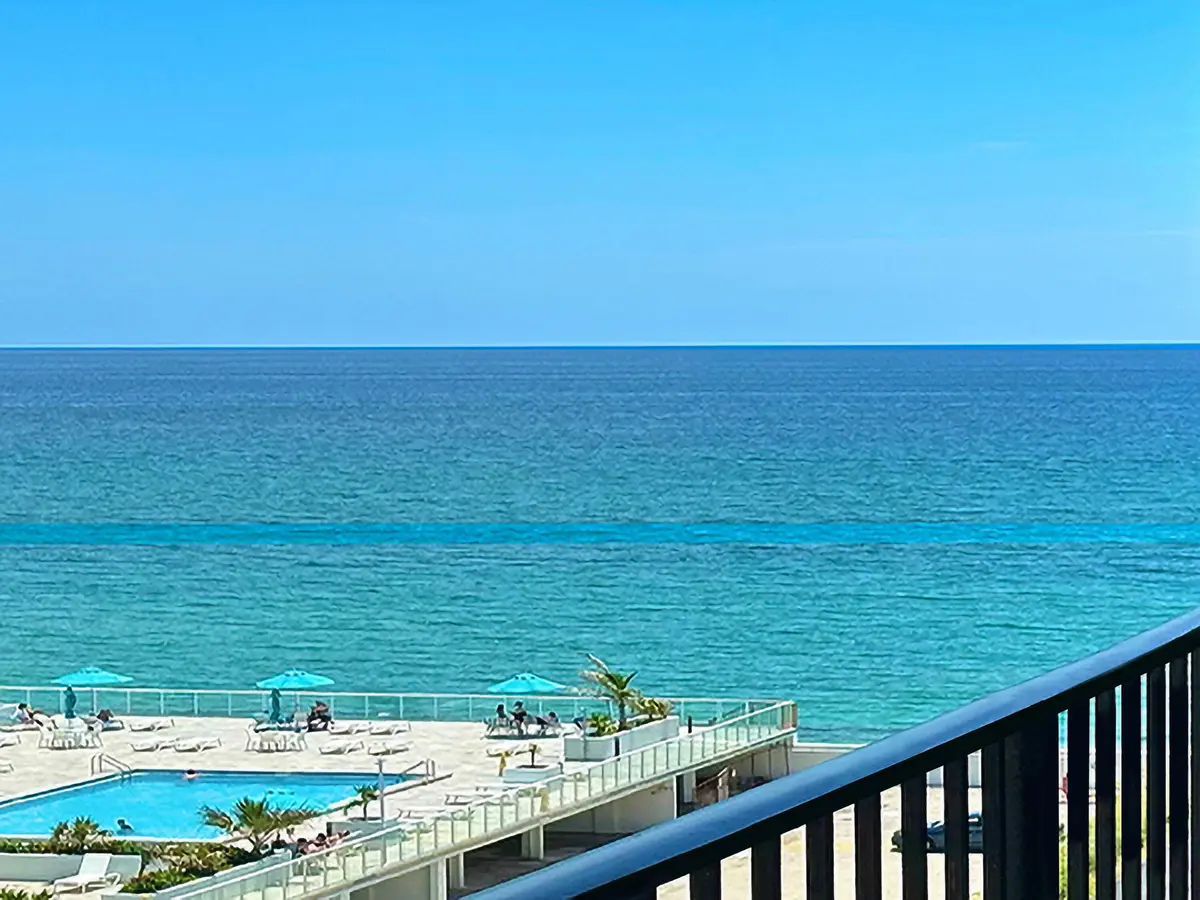 View From Balcony at 3460 S Ocean Boulevard 7110, Palm Beach
