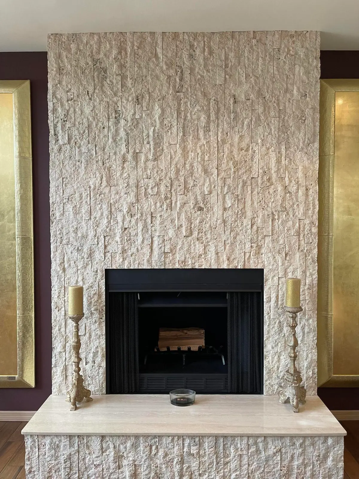 Fireplace at 21156 Ormond Court, Boca Raton
