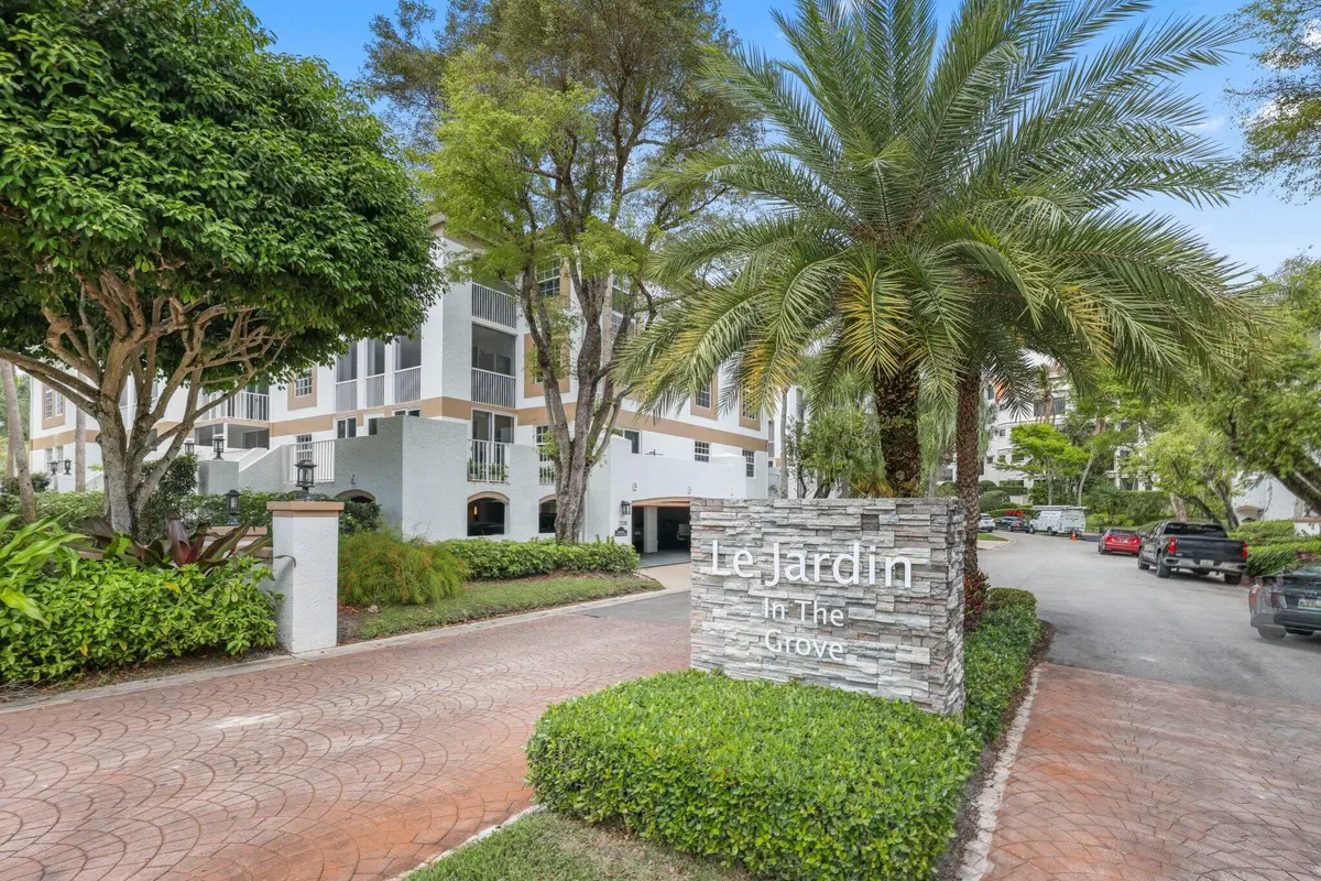Entrance to Le Jardin at 7370 Orangewood Lane 302, Boca Raton