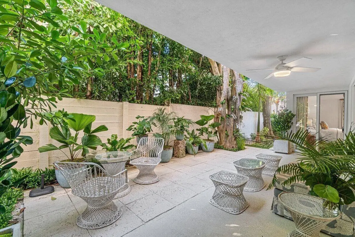 Patio at 226 Brazilian Avenue 1a, Palm Beach
