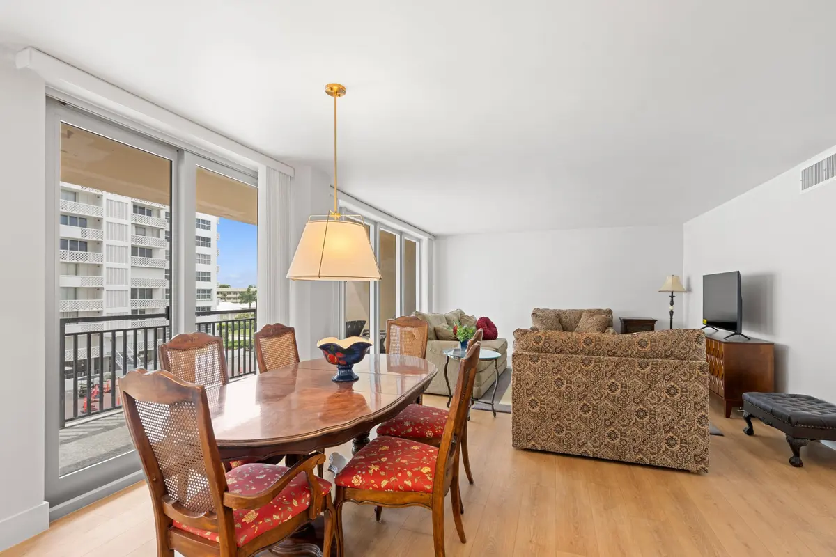 Dining Room at 1180 S Ocean 4D, Boca Raton