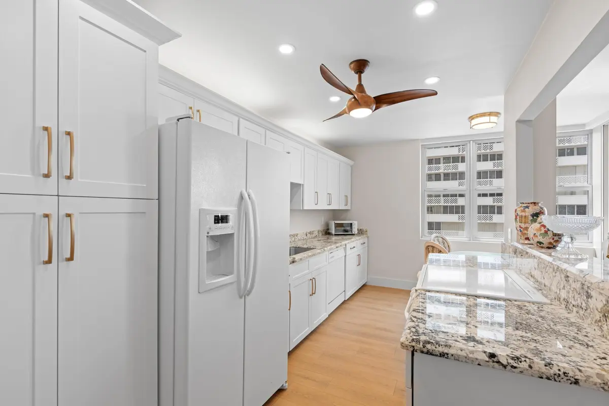 Kitchen at 1180 S Ocean 4D, Boca Raton
