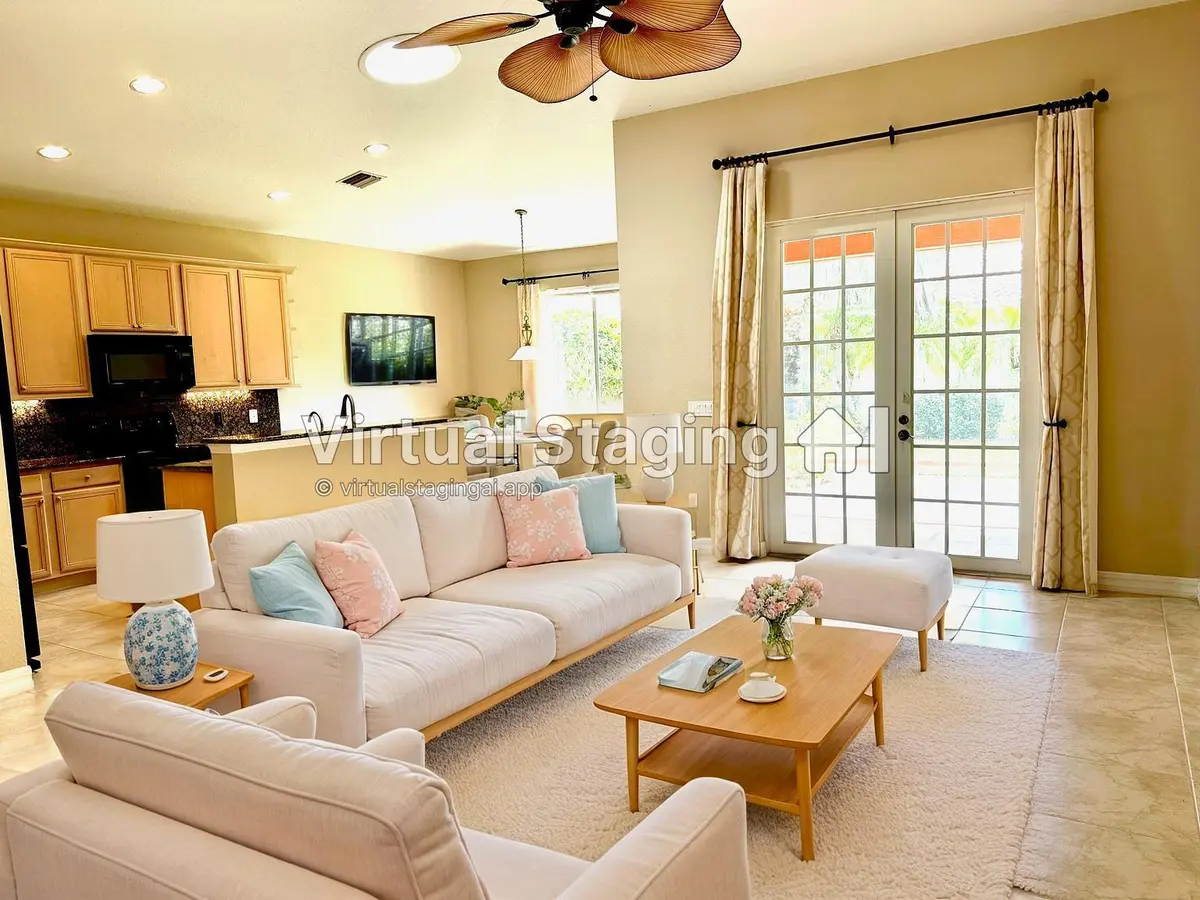 Great Room at 6201 Thames Place, Vero Beach
