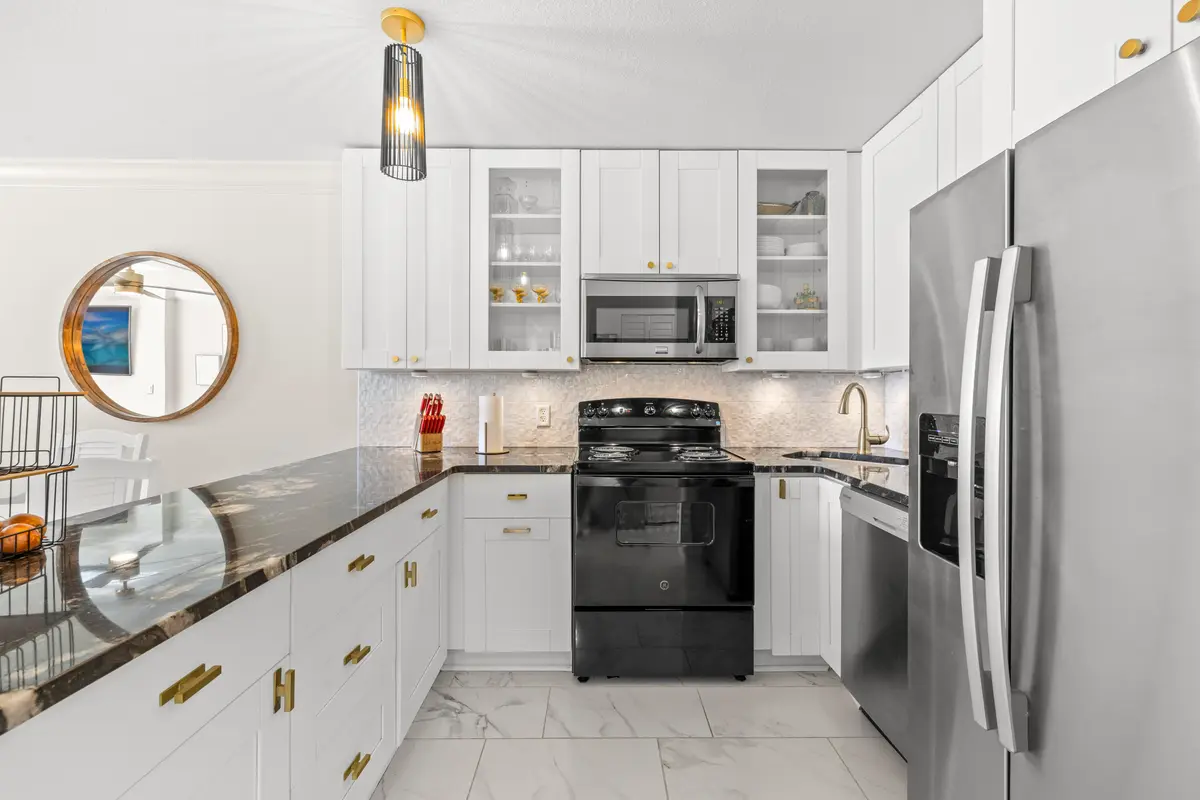 Kitchen at 2400 S Ocean Drive 913, Fort Pierce