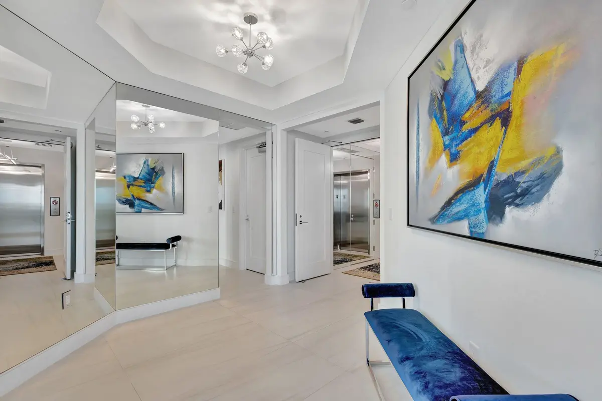 entry area at 3730 N Ocean Drive 12c, Singer Island