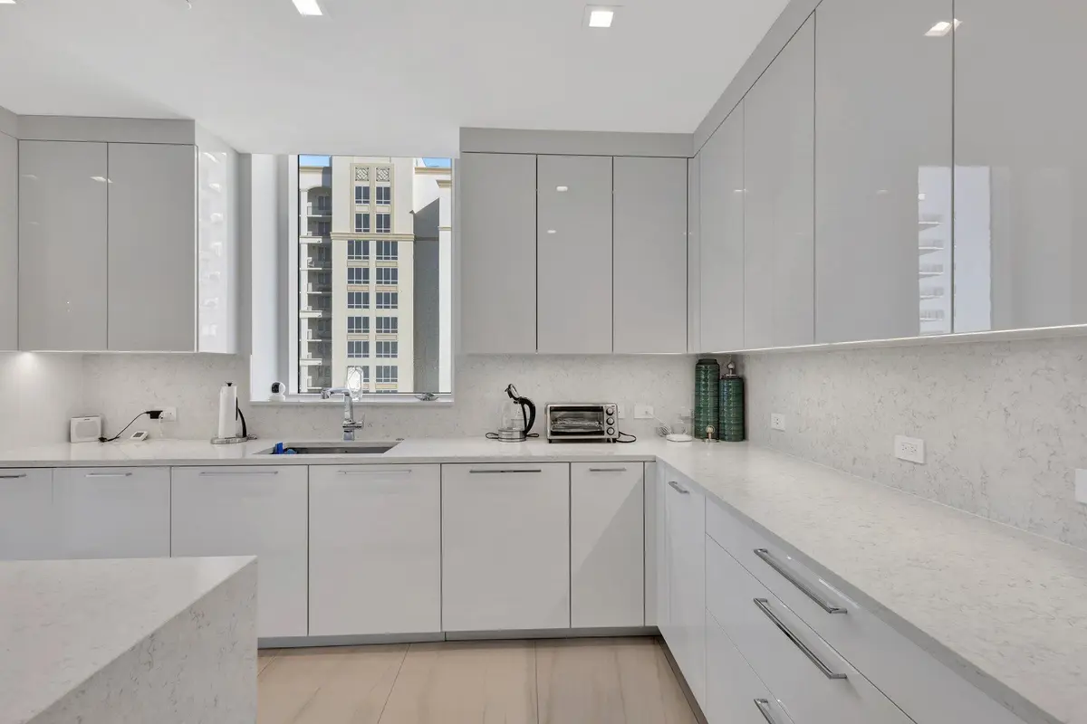 kitchen at 3730 N Ocean Drive 12c, Singer Island