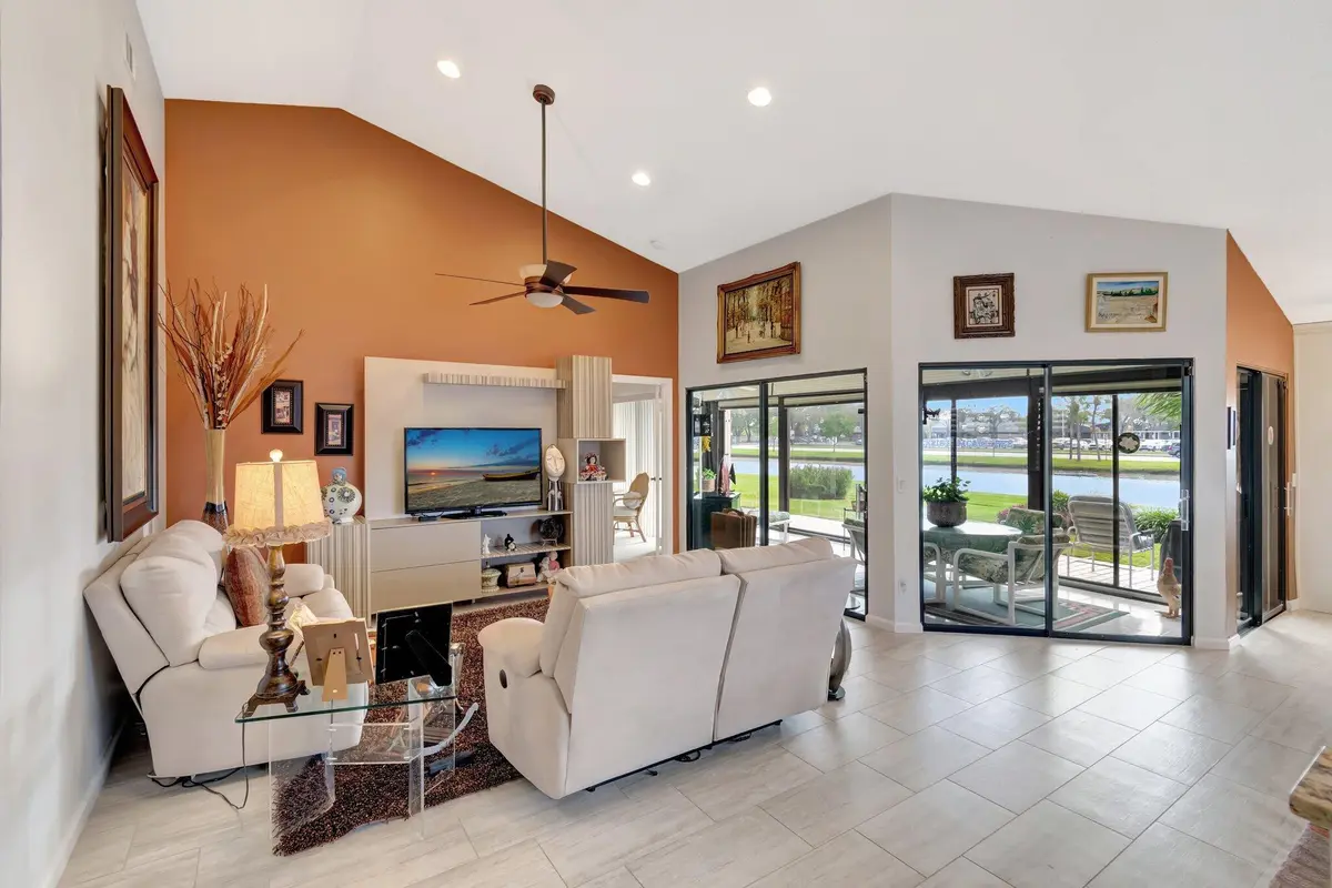 LIVING ROOM at 8240 Waterline Drive, Boynton Beach